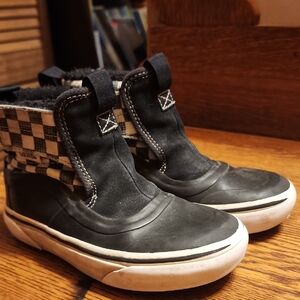 Vans Black Boots Slip On Hi Terrain MTE Snow